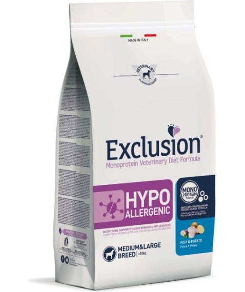 EXCLUSION HYPO FISH AND POTATO