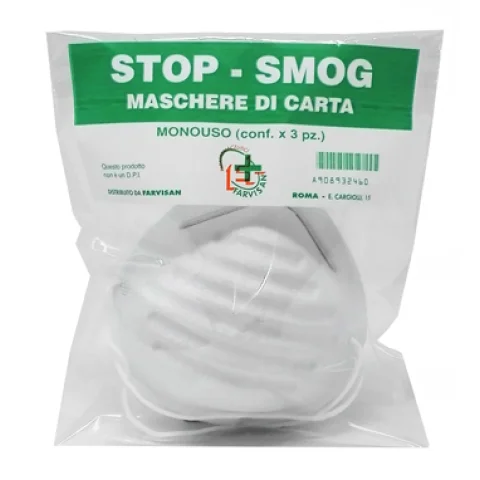 STOP-SMOG MASCHERE CARTA 3PZ STOP-SMOG MASCHERE CARTA 3PZ