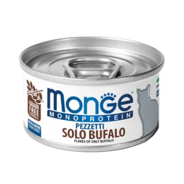 MONGE GATTO MONOPROTEICO SOLO BUFALO 80GR (lattina)