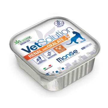 MONGE GATTO VETSOLUTION RENAL OXALATE 100GR (vaschetta)
