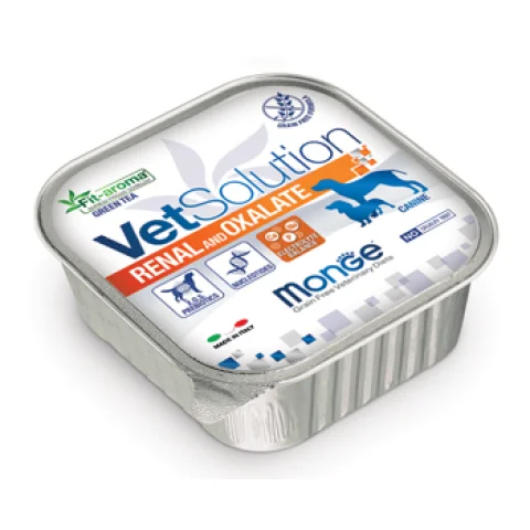 MONGE CANE VETSOLUTION RENAL OXALATE 150GR (vaschetta)