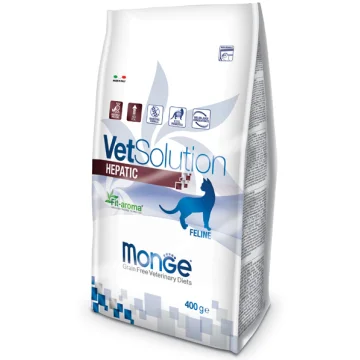 MONGE GATTO VETSOLUTION HEPATIC 400GR