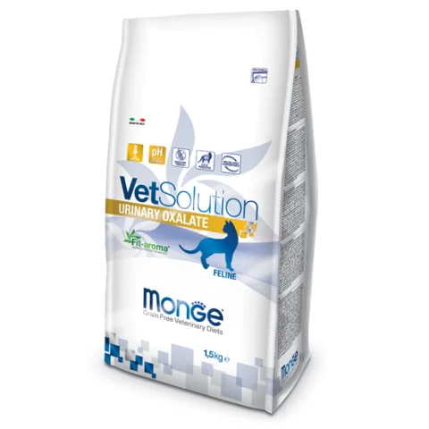 MONGE GATTO VETSOLUTION URINARY OXALATE 1,5KG