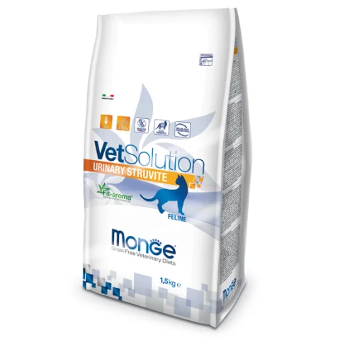 MONGE GATTO VETSOLUTION URINARY STRUVITE 1,5KG
