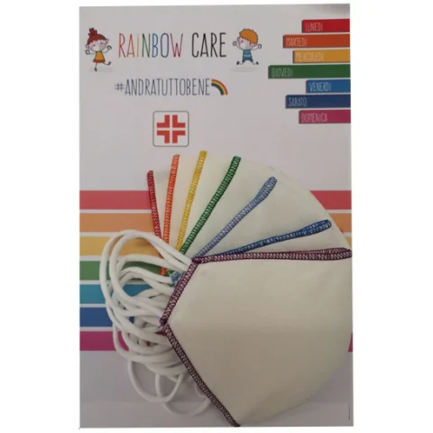 MASCHERINA RAINBOW CARE 7PZ