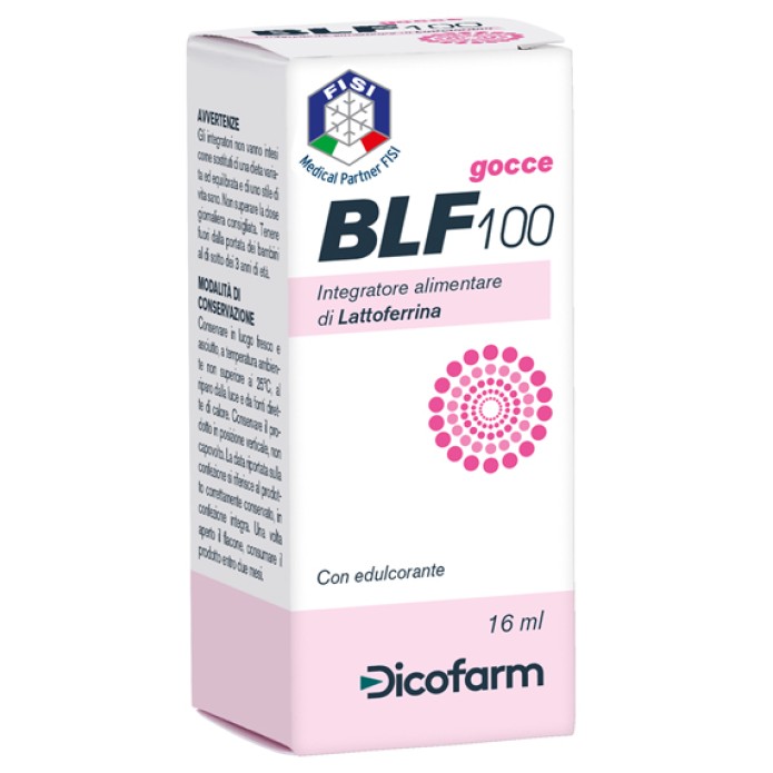 BLF 100 Integratore Alimentare di Lattoferrina in Gocce 16 ml 