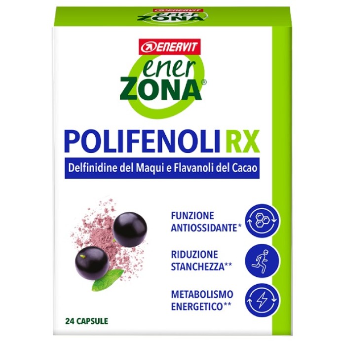 ENERZONA POLIFENOLI RX 24 CAPSULE Integratore Alimentare