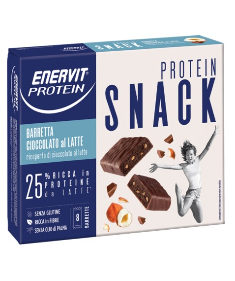 Enervit Protein Snack Cioccolato al latte 8 barrette x 27 gr