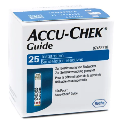 Accu-Chek Guide 25 Strisce Reattive per la misurazione della glicemia ROCHE Accu-Chek Guide 25 Strisce Reattive per la misurazione della glicemia ROCHE