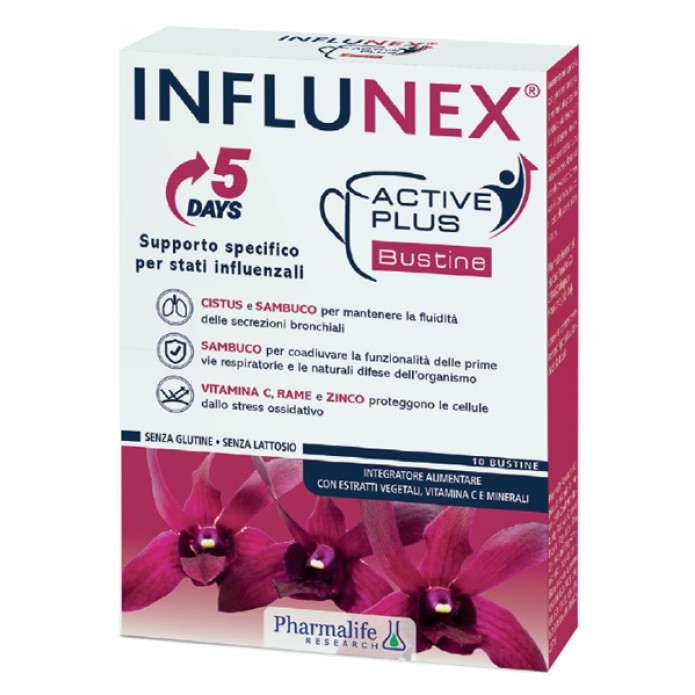 INFLUNEX ACTIVE PLUS 10BUST