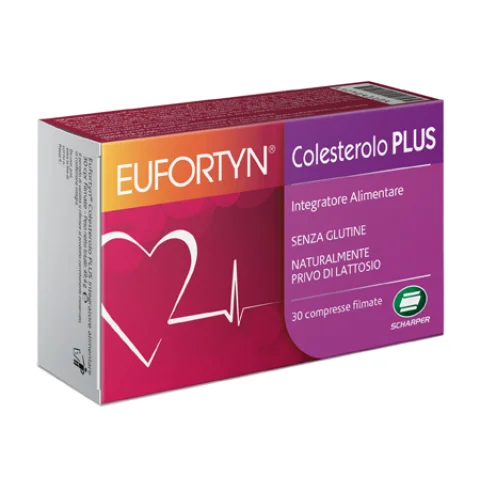Eufortyn Colesterolo Plus 30 Compresse Filmate - Integratore alimentare Eufortyn Colesterolo Plus 30 Compresse Filmate - Integratore alimentare