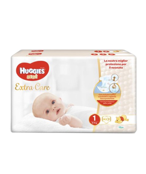 HUGGIES EXTRA CARE GR 1 40PZ