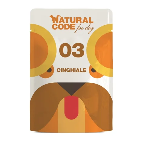 NATURAL CODE CANE 03 CINGHIALE 100GR (bustina)