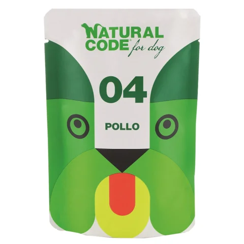 NATURAL CODE CANE 04 POLLO 100GR (bustina)