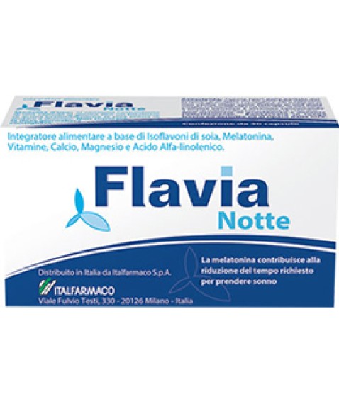 Flavia Notte 30 Capsule - Integratore per la menopausa
