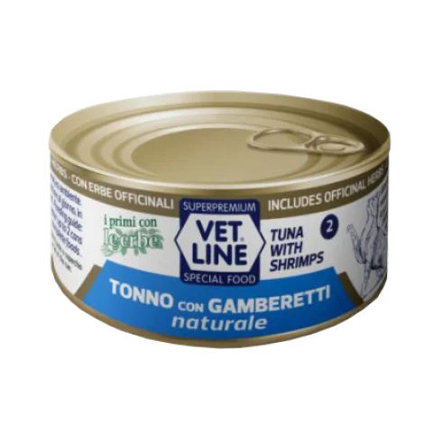 OLISTIKA VET LINE GATTO TONNO GAMBERETTO 70GR (lattina)
