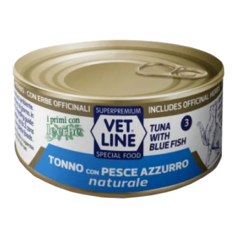 OLISTIKA VET LINE GATTO TONNO PESCE AZZURRO 70GR (lattina)