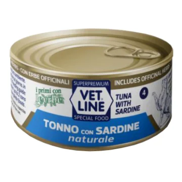 OLISTIKA VET LINE GATTO TONNO SARDINE 70GR (lattina)