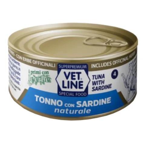 OLISTIKA VET LINE GATTO TONNO SARDINE 70GR (lattina)