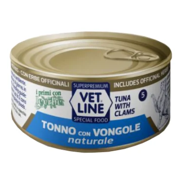 OLISTIKA VET LINE GATTO TONNO VONGOLE 70GR (lattina)