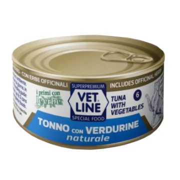 OLISTIKA VET LINE GATTO TONNO VERDURINE 70GR (lattina)