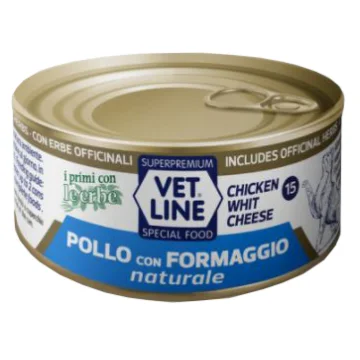 OLISTIKA VET LINE GATTO POLLO FORMAGGIO 70GR (lattina)