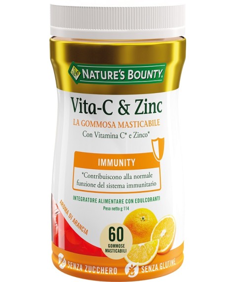 NATURE'S B VITA-C&ZINC 60GOMM