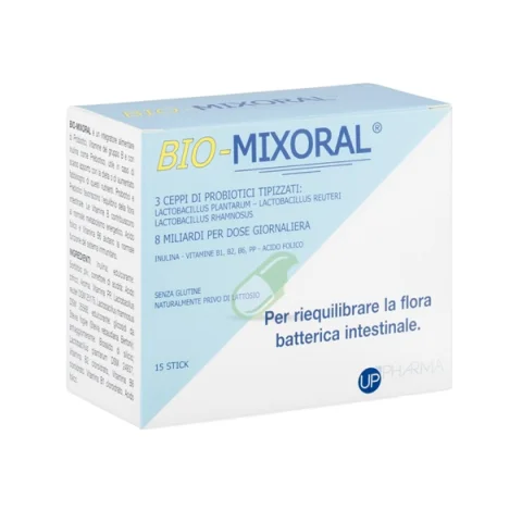 Bio-Mixoral 15 Stick da 3,5 gr - Integratore alimentare per riequilibrare la flora batterica intestinale