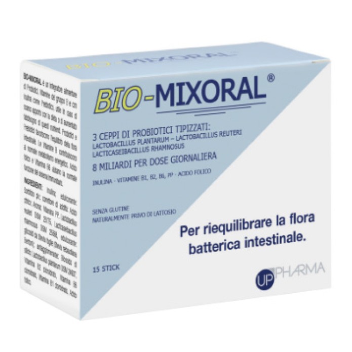 Bio-Mixoral 15 Stick da 3,5 gr - Integratore alimentare per riequilibrare la flora batterica intestinale