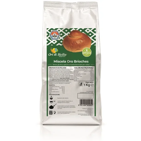 ORI DI SICILIA Mix Brioche 1Kg ORI DI SICILIA Mix Brioche 1Kg