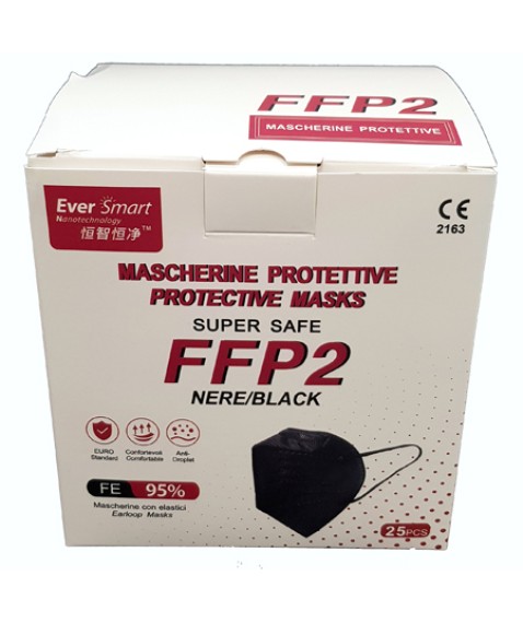 MASCHERINA FFP2 NERA 25PZ