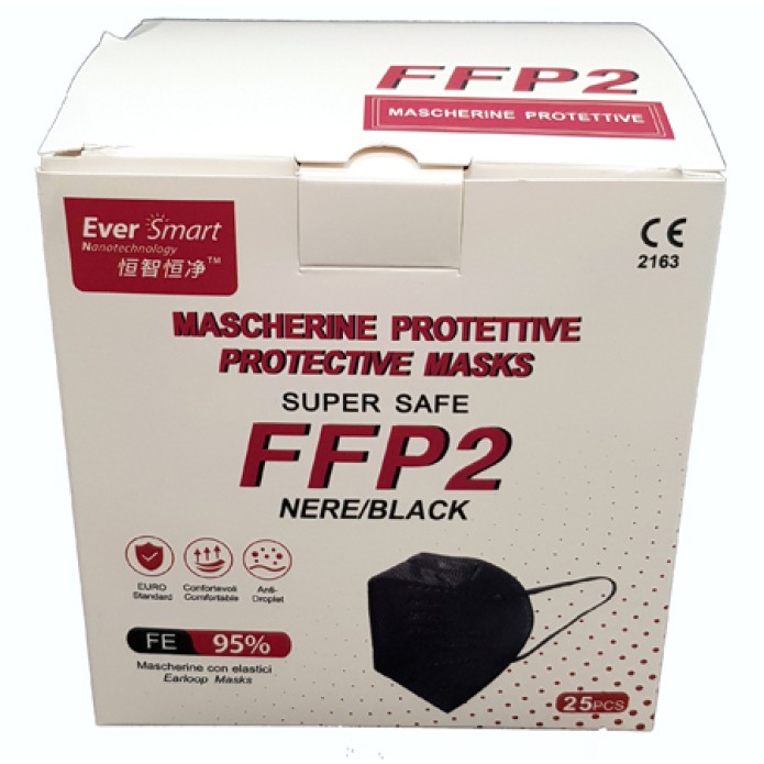 MASCHERINA FFP2 NERA 25PZ