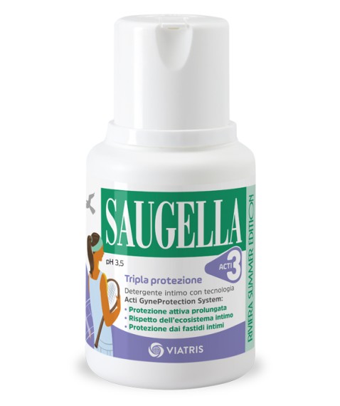 Saugella Acti3 Detergente Intimo100 ml