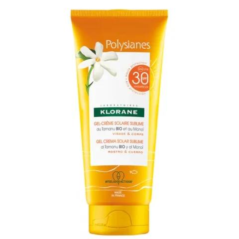 Klorane Gel Crema Solare spf 30 al Tamanu Bio e al Monoi 200ml