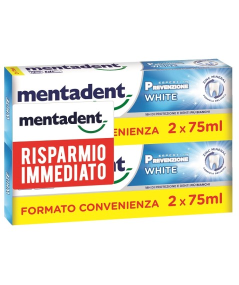 MENTADENT B White 2x75ml