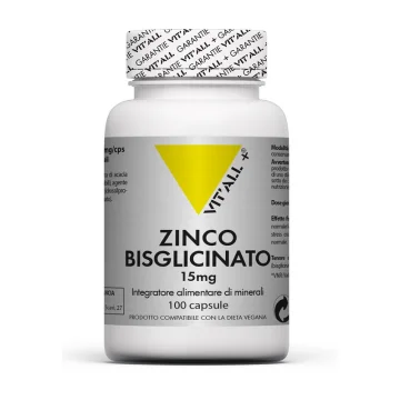 VITAL PLUS ZINCO BISGLIC 100CPS VEG