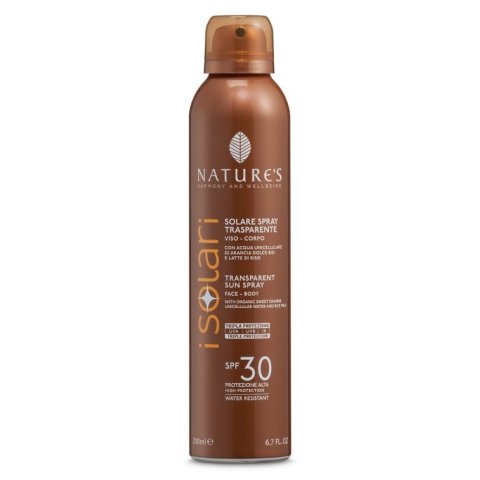 SOLARI NATURE'S SPR TRAS SPF30 SOLARI NATURE'S SPR TRAS SPF30