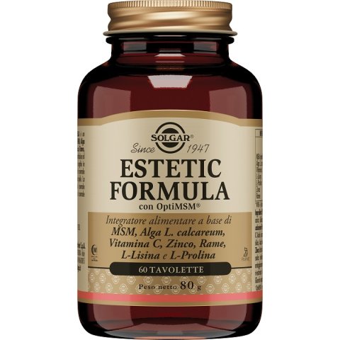 Solgar Estetic Formula 60 Tavolette - Integratore alimentare per capelli pelle e unghie Solgar Estetic Formula 60 Tavolette - Integratore alimentare per capelli pelle e unghie