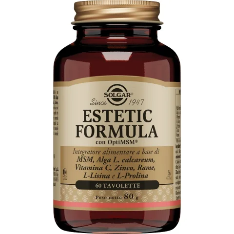 Solgar Estetic Formula 60 Tavolette - Integratore alimentare per capelli pelle e unghie