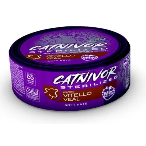 NEXTMUNE DRN CATNIVOR GATTO STERILIZED PATE' VITELLO 80GR (lattina)