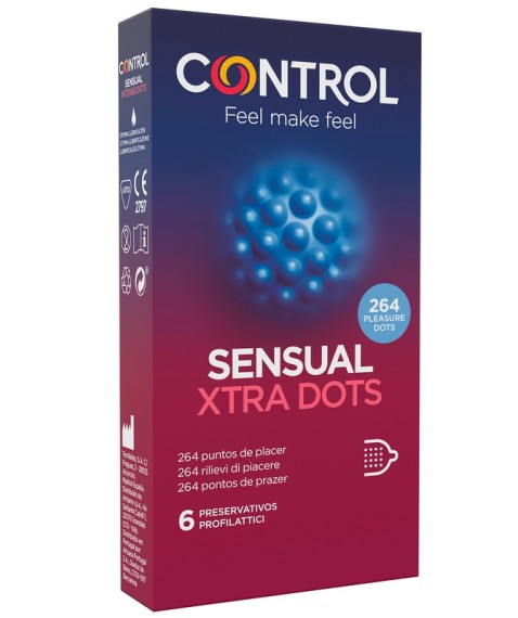 CONTROL SENSUAL XTRA DOTS 6PZ