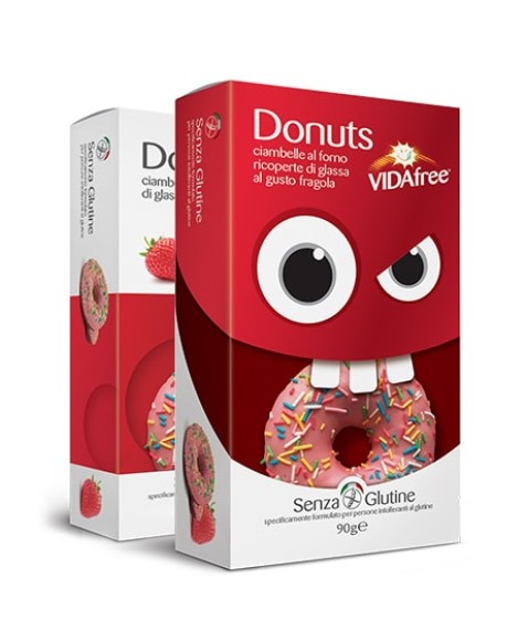 DONUTS FRAGOLA 90g