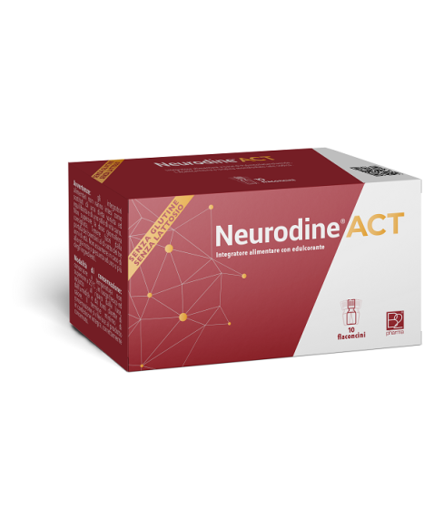 Neurodine Act 10 Flaconcini - Integratore alimentare per il sistema nervoso