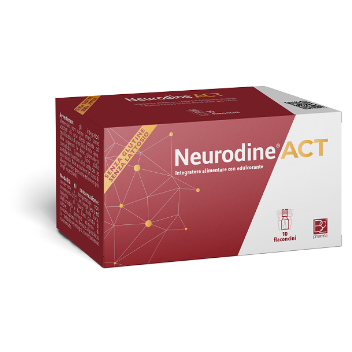 Neurodine Act 10 Flaconcini - Integratore alimentare per il sistema nervoso