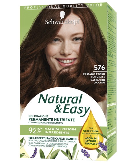 NATURAL & EASY 576 CASTANO ROSSO N