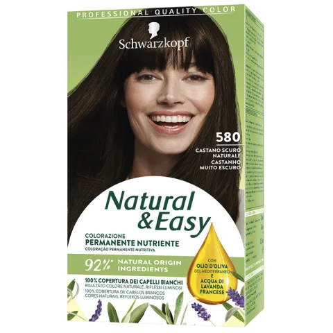 NATURAL & EASY 580 CASTANO SCURO N NATURAL & EASY 580 CASTANO SCURO N
