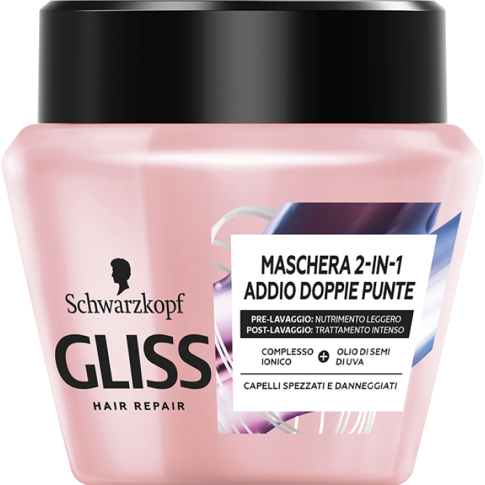 GLISS MASK ADDIO D/PUNTE 300 ML