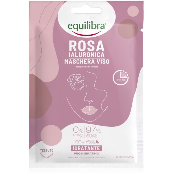 EQUILIBRA ROSA IALURONICA MASK M/D