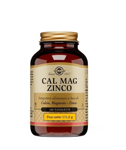 CAL MAG ZINCO 100 Tav.SOLGAR