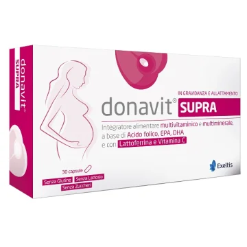 Donavit Supra 30 Capsule - Integratore per gravidanza e allattamento